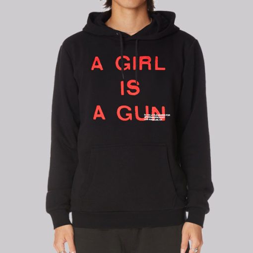 Pleasure a Girl Is a Gun Hoodie