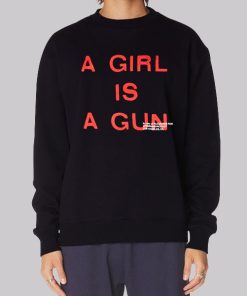 Pleasure a Girl Is a Gun Hoodie