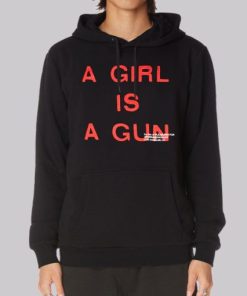 Pleasure a Girl Is a Gun Hoodie 3 Pleasure a Girl Is a Gun Hoodie 4