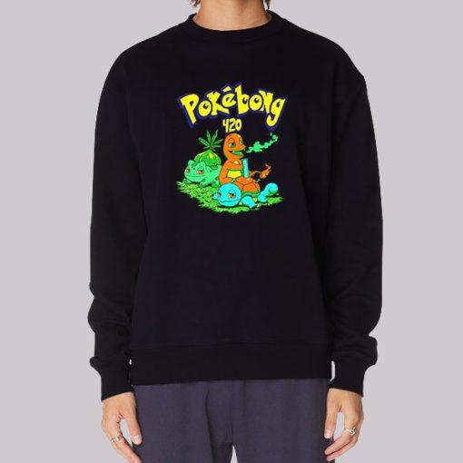 Pokebong 420 Weed Smooking Hoodie