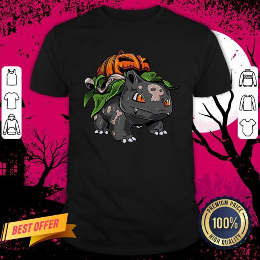 Pokemon Bulbasaur Pumpkin Halloween Shirt