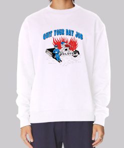 Police Funny Quit Your Day Job Hoodie