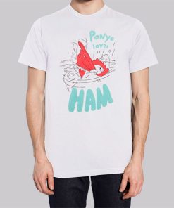 Ponyo Loves Ham Ponyo Merch Hoodie 2 Ponyo Loves Ham Ponyo Merch Hoodie 3