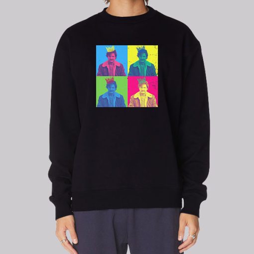 Pop Art Color Pedro Pascal Hoodie