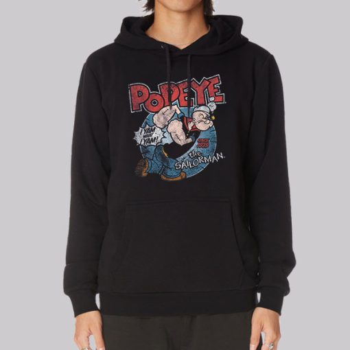 Popeye the Sailor Man Olive Oil Hoodie