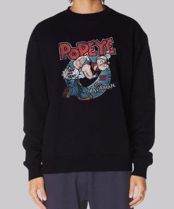 Popeye the Sailor Man Olive Oil Hoodie