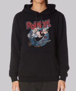 Popeye the Sailor Man Olive Oil Hoodie 3 Popeye the Sailor Man Olive Oil Hoodie 4