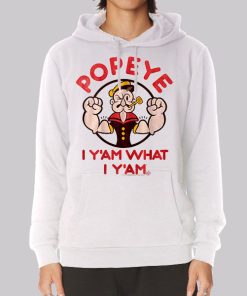 Popeye the Sailorman What I Yam Hoodie Popeye the Sailorman What I Yam Hoodie
