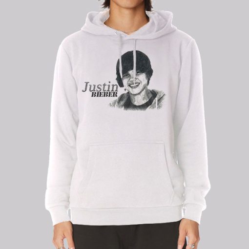 Portrait Old Vintage Justin Bieber Hoodie