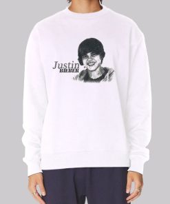 Portrait Old Vintage Justin Bieber Hoodie