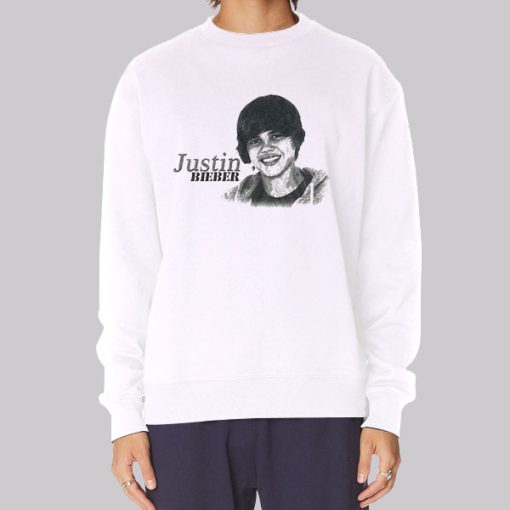 Portrait Old Vintage Justin Bieber Hoodie