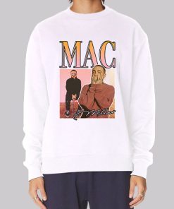 Portrait Singer Mac Miller Vintage Hoodie