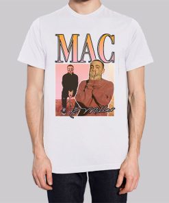 Portrait Singer Mac Miller Vintage Hoodie 3