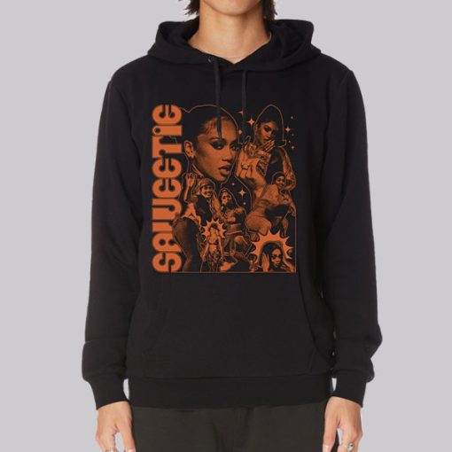 Potrait Saweetie Rap Vintage Hoodie