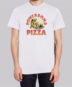Powerbomb Pizza Graphic Print Back Hoodie 3