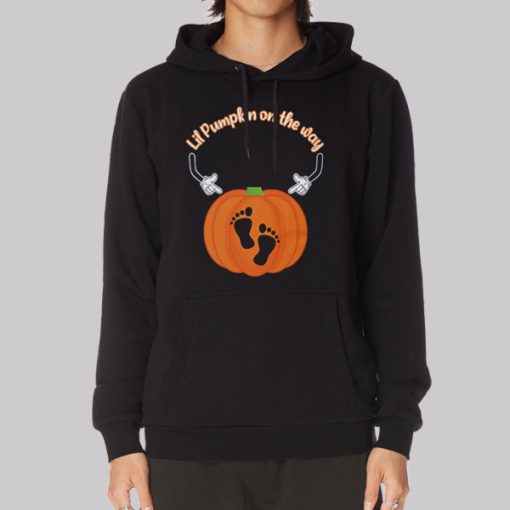 Pregnant Maternity Halloween Hoodie