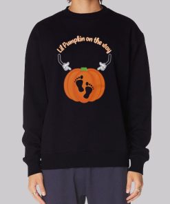 Pregnant Maternity Halloween Hoodie