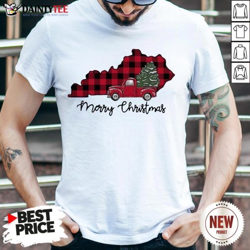 Premium Kentucky Merry Christmas Tree Shirt