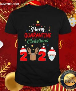 Premium Merry Quarantine Christmas 2020 Shirt