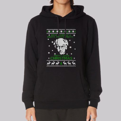 Pretty Good Larry David Christmas Hoodie