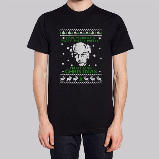 Pretty Good Larry David Christmas Hoodie