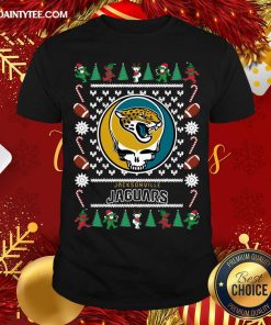 Pretty Jacksonville Jaguars Grateful Dead Ugly Christmas Shirt