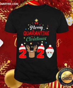 Pretty Merry Quarantine Christmas 2020 Shirt