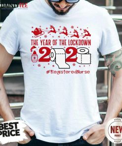 Pretty The Year Of The Lockdown 2020 #RegisteredNurse Ugly Christmas Shirt