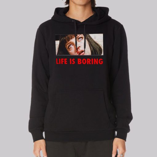 Pulp Fiction Mia Wallace Quotes Hoodie