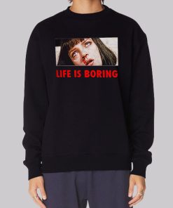 Pulp Fiction Mia Wallace Quotes Hoodie