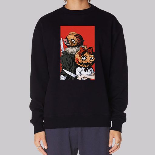 Pumpkin Night Anime Horror Hoodie