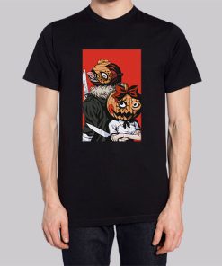 Pumpkin Night Anime Horror Hoodie 2 Pumpkin Night Anime Horror Hoodie 3