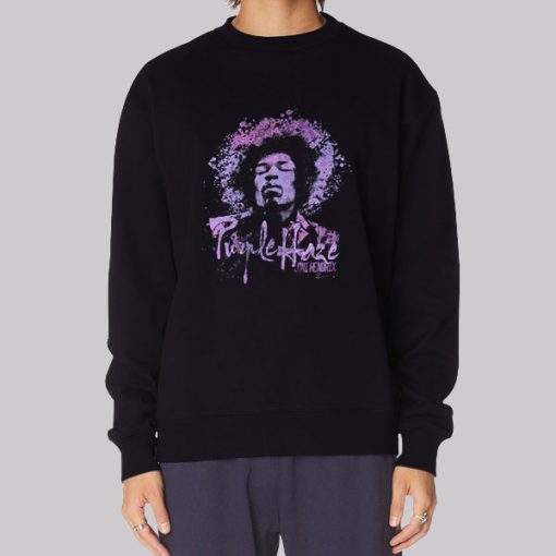 Purple Haze Vintage Jimi Hendrix Hoodie