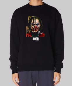 Put on a Happy Face Joker Hoodie