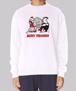 Raccoons Ornament Merry Trashmas Hoodie