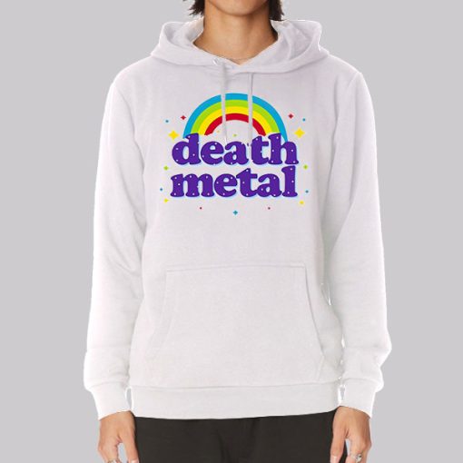 Rainbow Logo Death Metal Hoodie