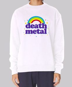 Rainbow Logo Death Metal Hoodie