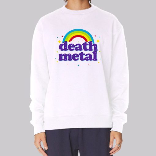 Rainbow Logo Death Metal Hoodie