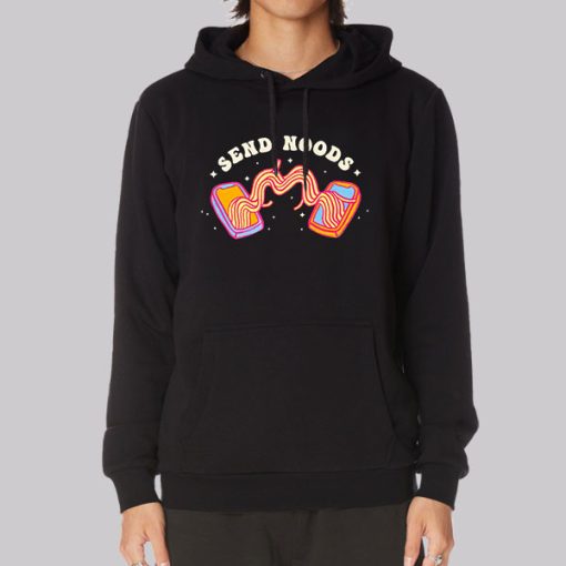 Ramen Graphic Send Noods Hoodie