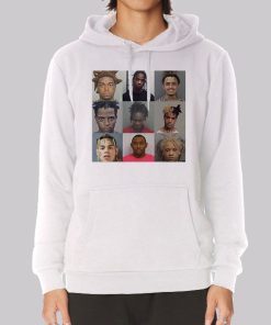 Rappers Mugshots Merch Graphic Hoodie Rappers Mugshots Merch Graphic Hoodie