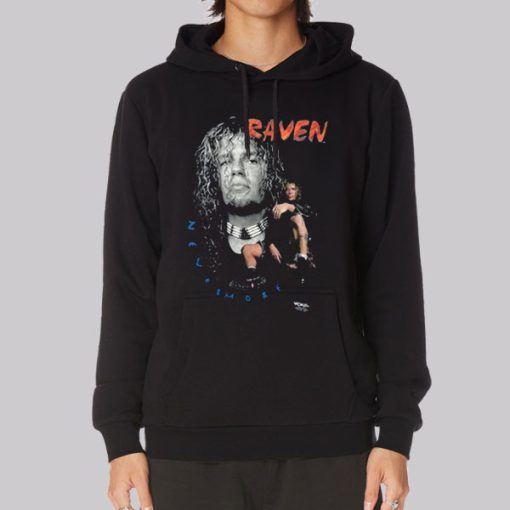 Rare 90s 1998 Vintage Raven Wcw Hoodie