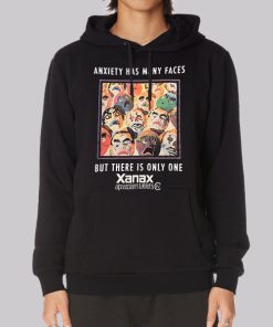 Rare Anxiety Has Many Faces Hoodie Rare Anxiety Has Many Faces Hoodie