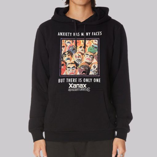 Rare Anxiety Has Many Faces Hoodie