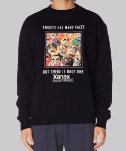 Rare Anxiety Has Many Faces Hoodie