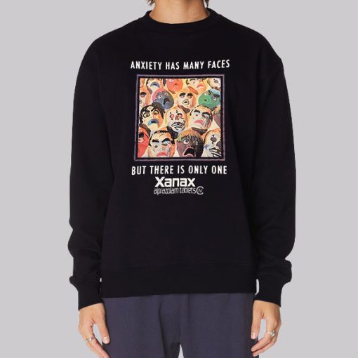 Rare Anxiety Has Many Faces Hoodie