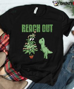 Reach Out Dino Christmas Tree Shirt