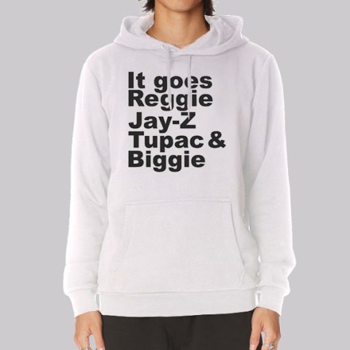 Reggie Jay Z Tupac and Biggie the Rapper Hoodie