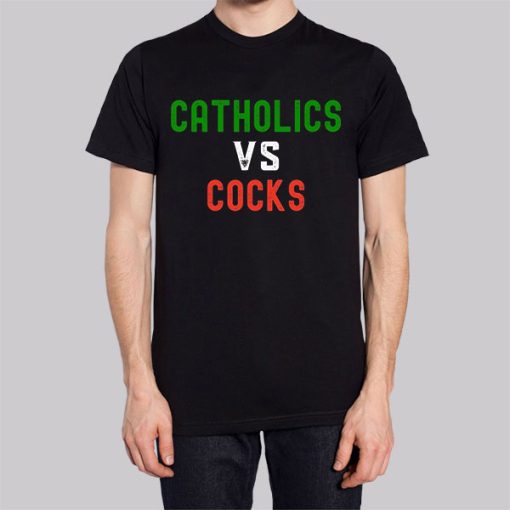 Religious Catholics vs Cocks Hoodie