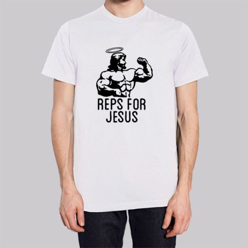 Reps for Jesus Christ Religion Fitness Gym Hoodie