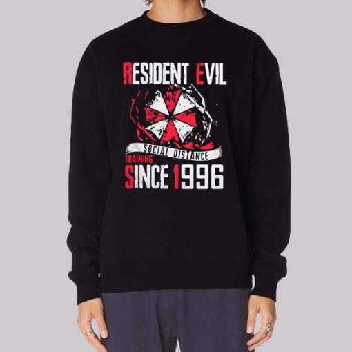 Resident Evil Social Distance Training Since 1996 Hoodie